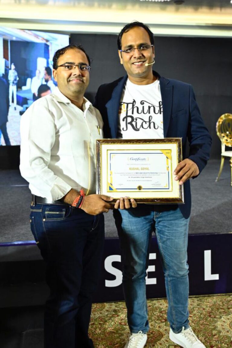 BrandKing KushalG Certified By CoachBSR
